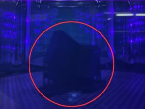 二次硬化中の造形物